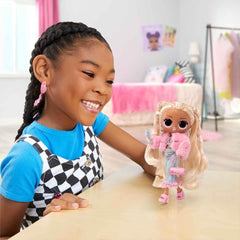 Olivia Flutter doll posing with articulated joints for dynamic play poses