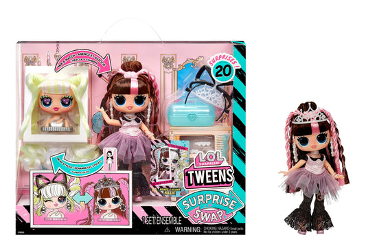 L.O.L. Surprise Tweens Billie Bronze-2-Blonde with two looks for versatile styling play.