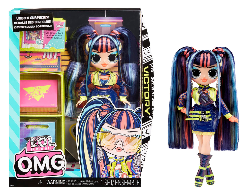 L.O.L. Surprise Victory doll on runway-ready pose for imaginative play.