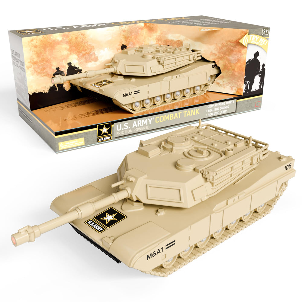 Lollipop Army Tank front view with bright lights for immersive play