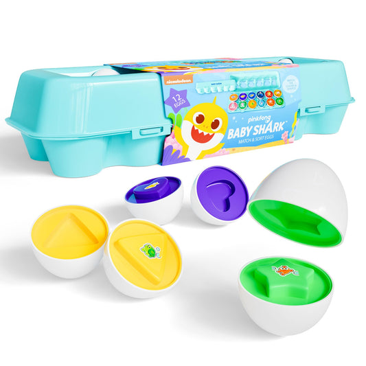 Lollipop Baby Shark eggs close-up showing vibrant colors for color matching.