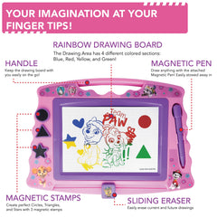 Color drawing on the Lollipop PAW Patrol board adds vibrancy