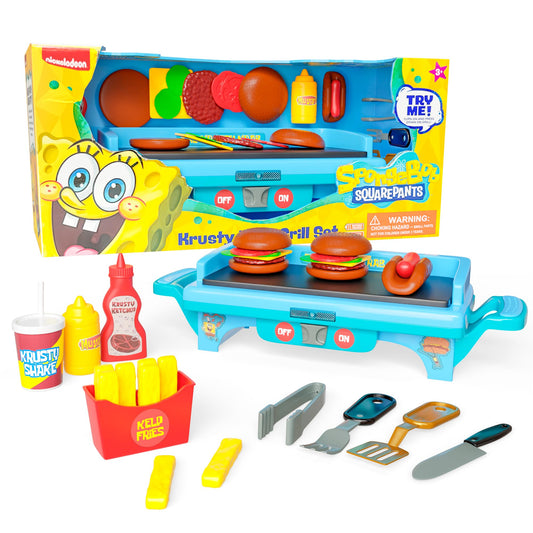 Lollipop Spongebob grill playset grill for imaginative pretend cooking.