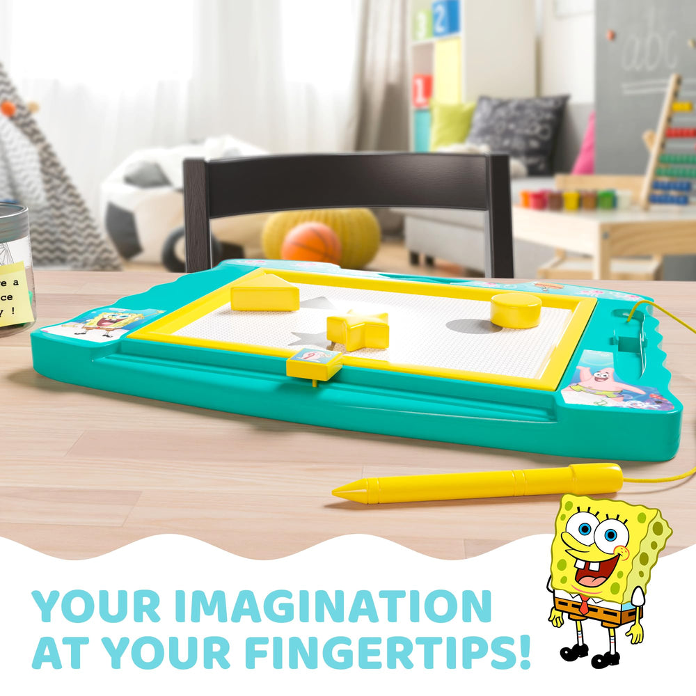 Lollipop SpongeBob themed drawing kit supports collaborative play