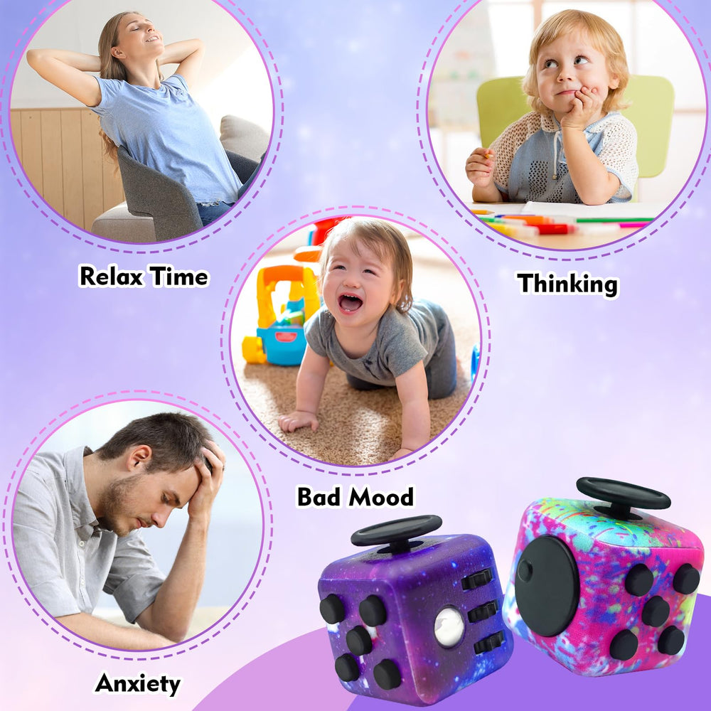 Lollyx fidget cube roller option improves finger dexterity training.