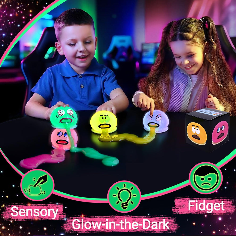 Lomkiwe four-pack slime ball set ready for party pranks and laughs.