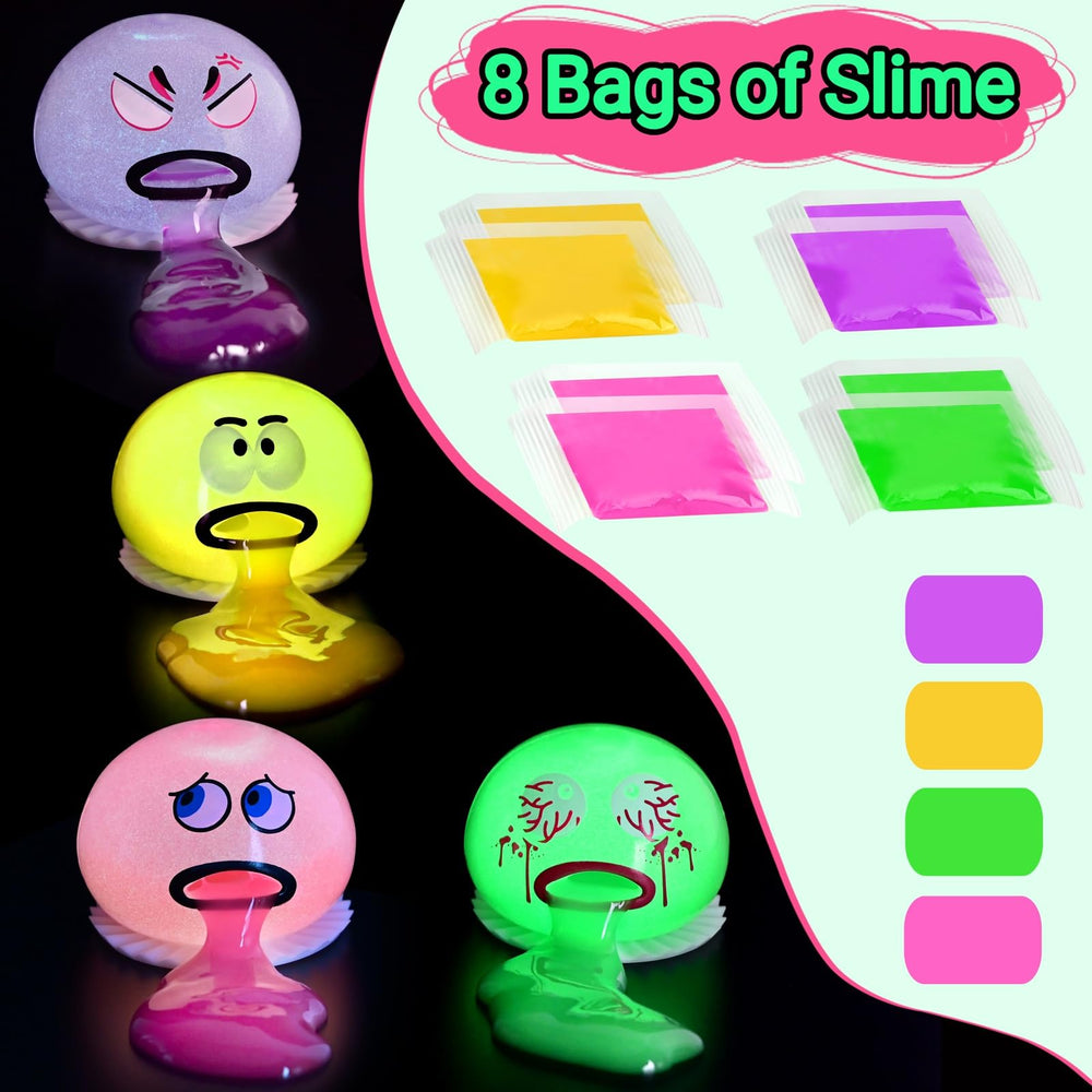 Lomkiwe included slime packs for endless puking and sucking cycles.