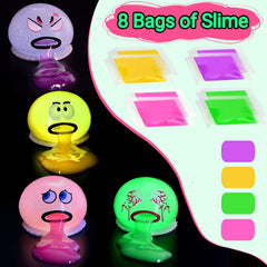 Lomkiwe included slime packs for endless puking and sucking cycles.