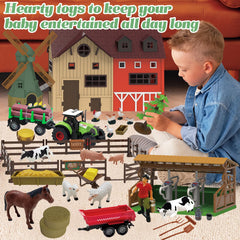 Lonfypeng farm fences define play areas for organized scenes