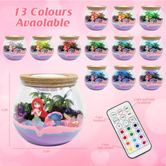 Remote control for Lonfypeng Mermaid Terrarium Kit with color options