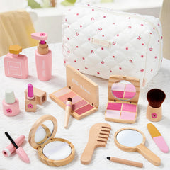 Lonico wooden makeup kit nail file and comb for tidy playtime