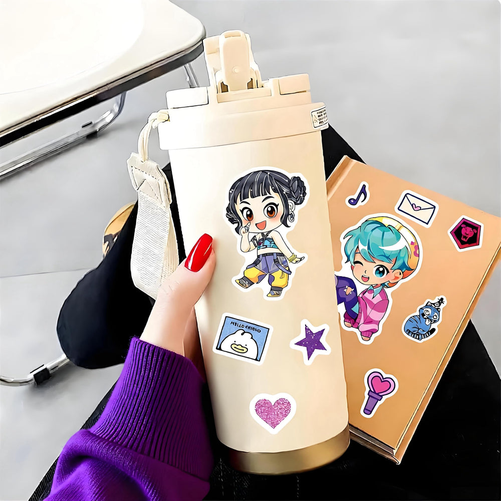Lonvichtt Demon Hunters stickers with waterproof vinyl for durable everyday use.