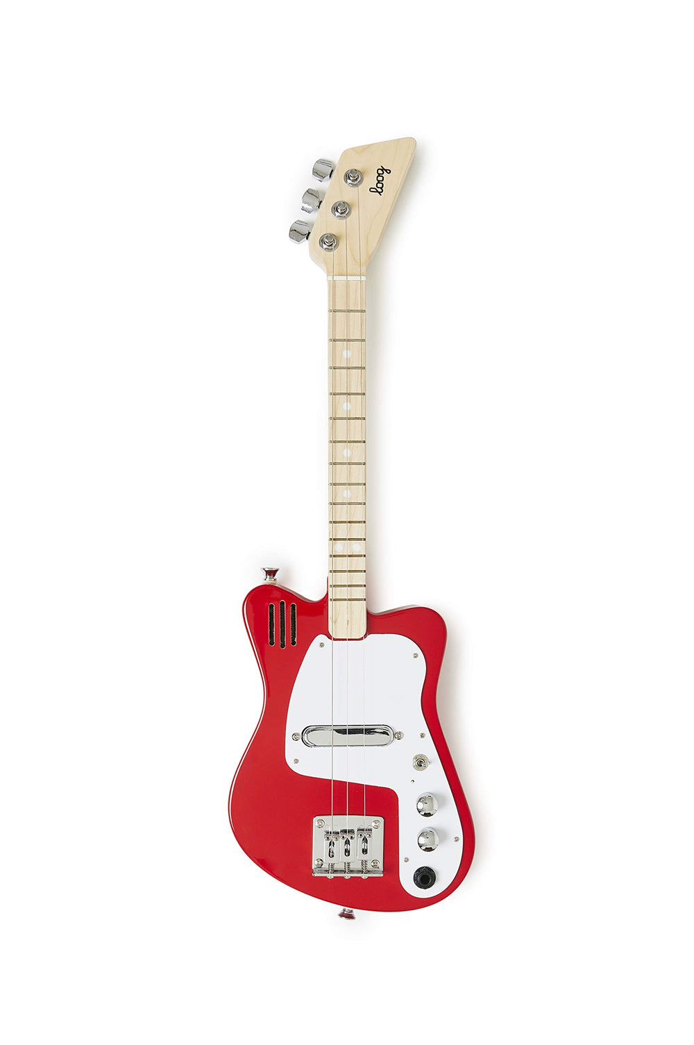 Loog Mini three-string design helps beginners form chords quickly