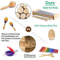 LOOIKOOS eco-friendly packaging highlights sustainable wooden toy design.