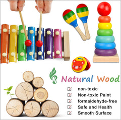 LOOIKOOS family playtime with safe wooden instruments boosts bonding.