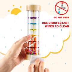 LOOIKOOS Rainmaker Montessori toy colorful beads foster early learning