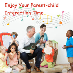 LOOIKOOS toddler castanets for joyful clapping and rhythm coordination in kids.