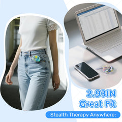 LOOMI portable picking pad travel-friendly for discreet use on the go.
