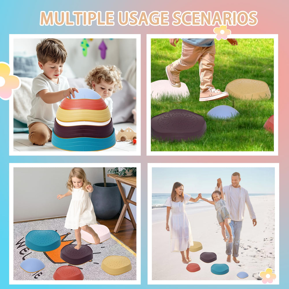 LoomLark portable stepping stones easy to move and store