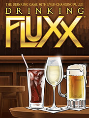 Looney Labs Drinking Fluxx deck of spill-proof cards for lively play.