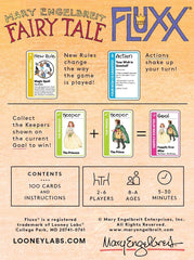 Looney Labs Fairy Tale Fluxx Princess card with a charming character and quest twists