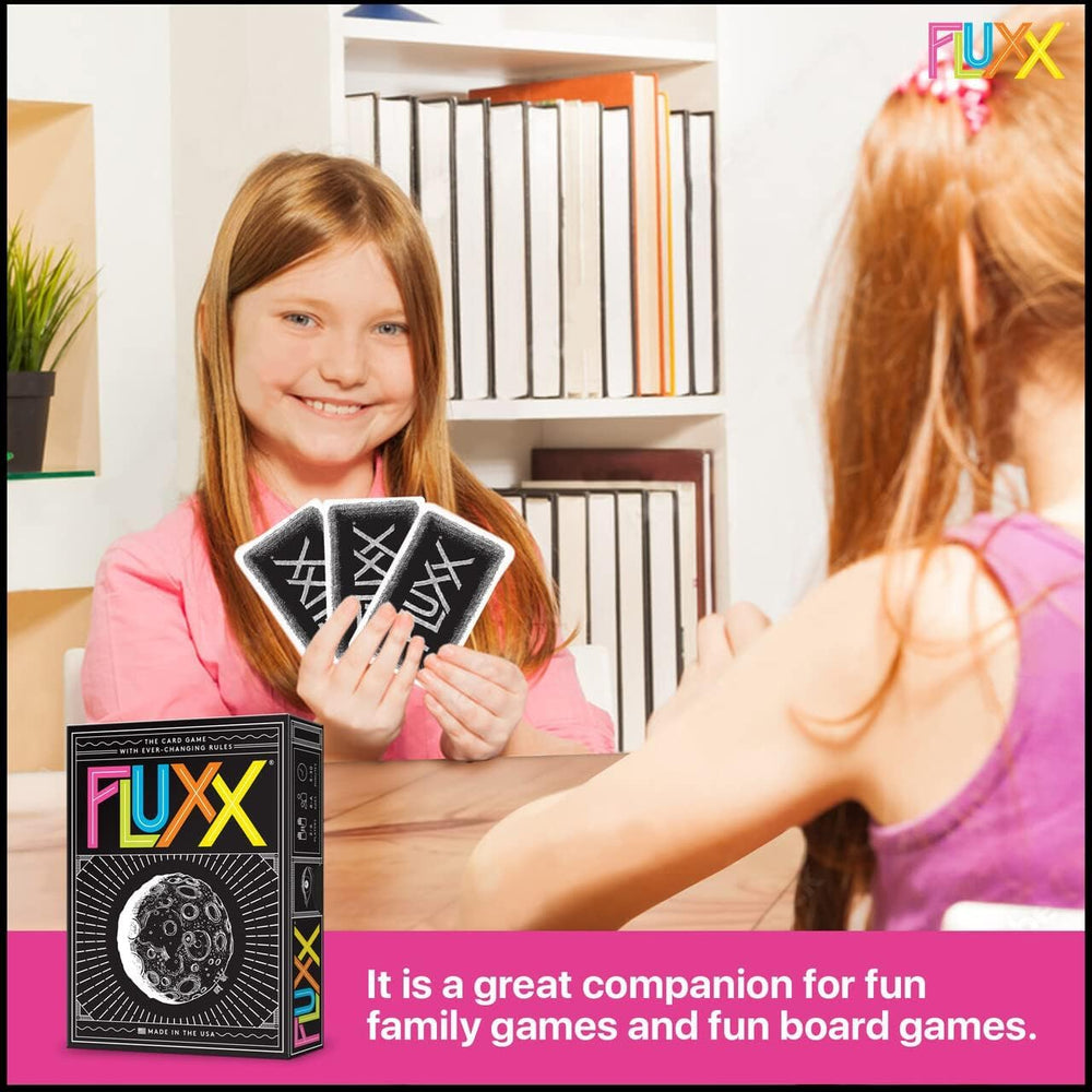 Looney Labs Fluxx 5.0 players-setup invites group-ready vibes