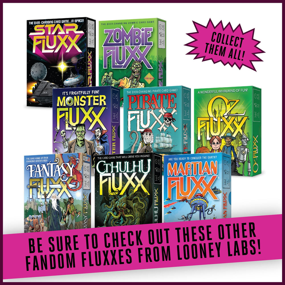 Looney Labs Star Fluxx setup cards guiding play
