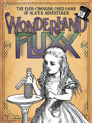 Looney Labs Wonderland Fluxx Alice tea scene, ideal for playful gatherings