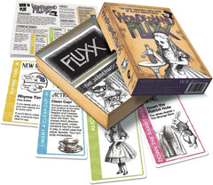 Looney Labs Wonderland Fluxx Jabberwock card, raises challenge on game night