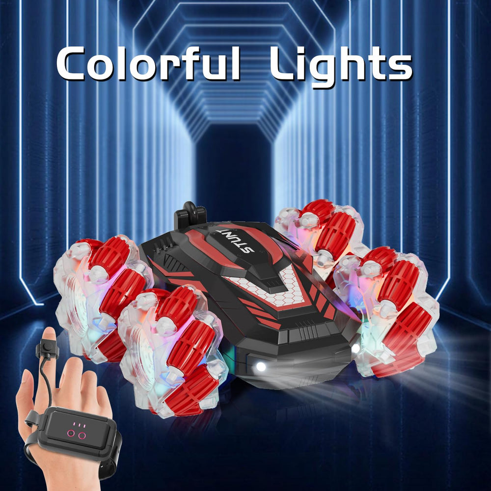 LOOZIX gesture-sensing RC stunt car all-terrain design for indoor/outdoor fun