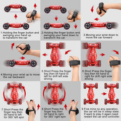 LOOZIX gesture RC car 4WD traction on varied terrains