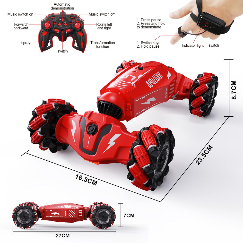 LOOZIX gesture RC car hand sensor control for versatile play