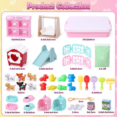 Lorfancy dog sandbox sand 2.2lbs offers moldable, non-sticky shaping.