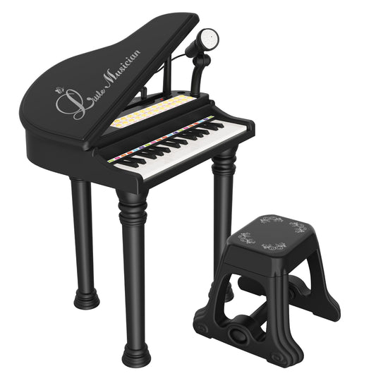 Losbenco Kids Piano front view with sturdy legs for safe play