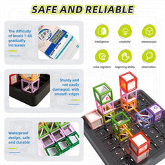 Losbenco Laser Reasoning Set uses kid-safe materials with waterproof design.