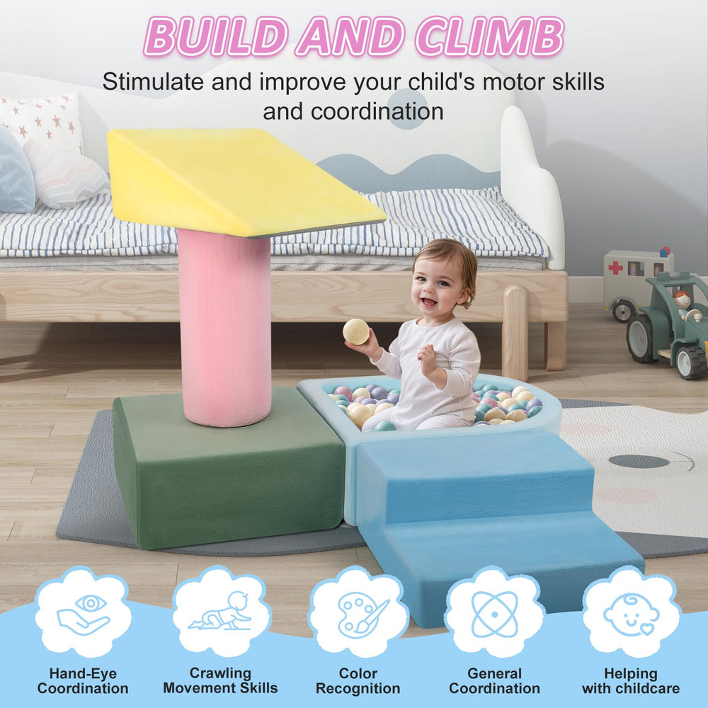 LOSEEF pink column block inspires imaginative structures and constructive physical exploration.