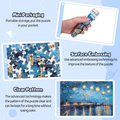 LOSFPVR Water Lilies mini puzzle shows tranquil pond scene for mindful downtime