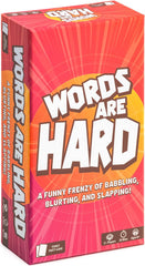 Lost Boy Entertainment Words are Hard card pack front, ideal for fast-paced family fun.