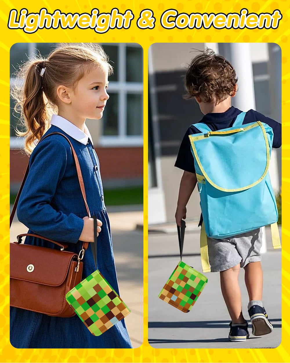 Lotadilo side pockets help organize cards securely in appropriate spots.