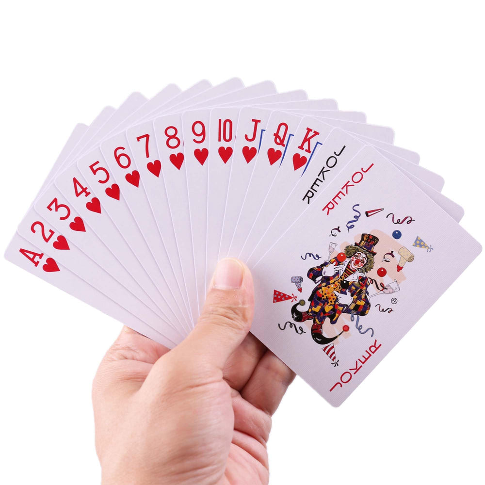 LotFancy 52-card deck with jokers for traditional games.