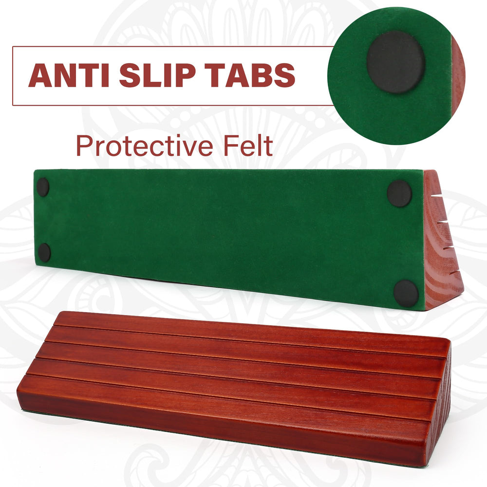 LotFancy ascending-slots holder offers clear visibility for all cards.