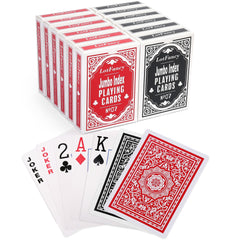 LotFancy 12-deck set packaging displayed for bulk games and easy setup