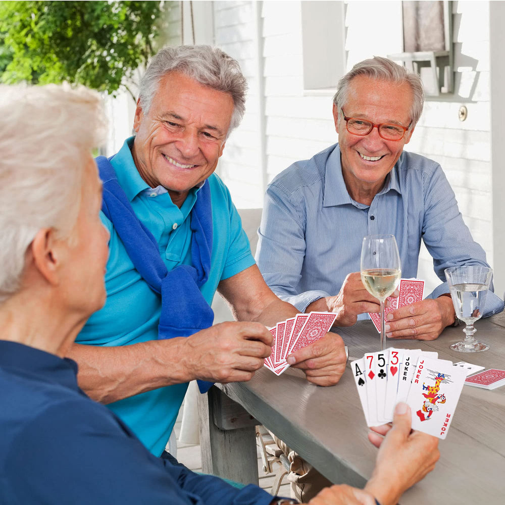 LotFancy decks suited for Texas Hold'em, Blackjack, Euchre, and more