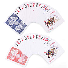 LotFancy playing cards red decks setup for versatile games and quick shuffles.