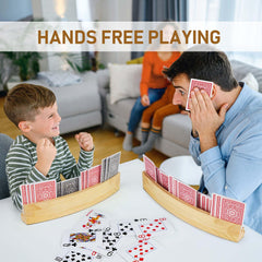 LotFancy smooth sanded finish complements any table during gameplay.