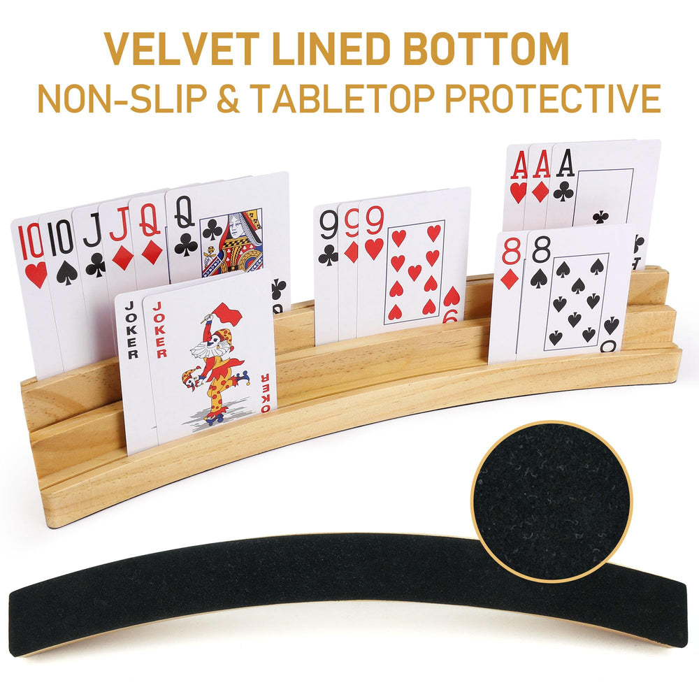 LotFancy sturdy base with velvet bottom prevents tipping and table scratches.