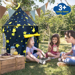 LotFancy tent dimensions 53 inches tall by 41.3 inches wide for kids