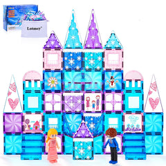 Lotmey Diamond Tiles 145pcs with crystal shine for imaginative building play.