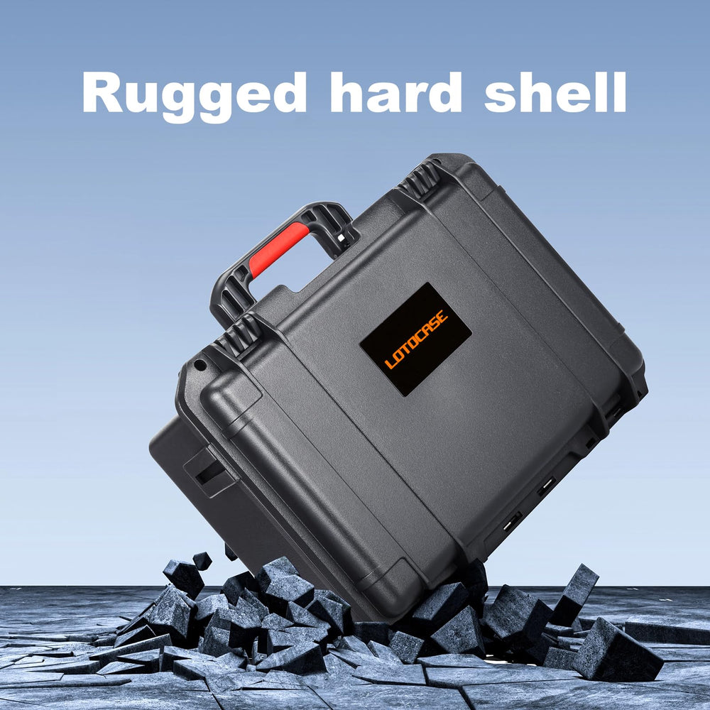 LOTOCASE waterproof-dust-proof seal ensures safe storage in varied environments