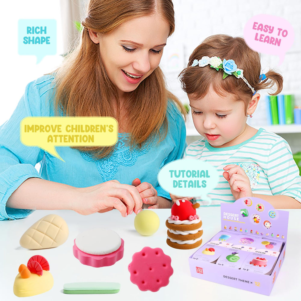 LOUFOR air-dry clay tools included for precise sculpting and practice